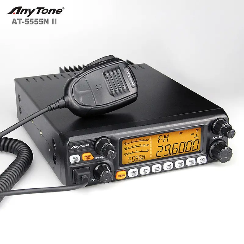 Anytone At-5555N Ii 10M Ham Radio – 60W Am/Fm/Ssb Output 1