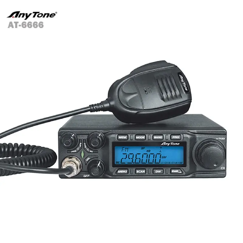 Anytone At-6666 10M Ham Radio – 60W Am/Fm/Ssb Transceiver 1