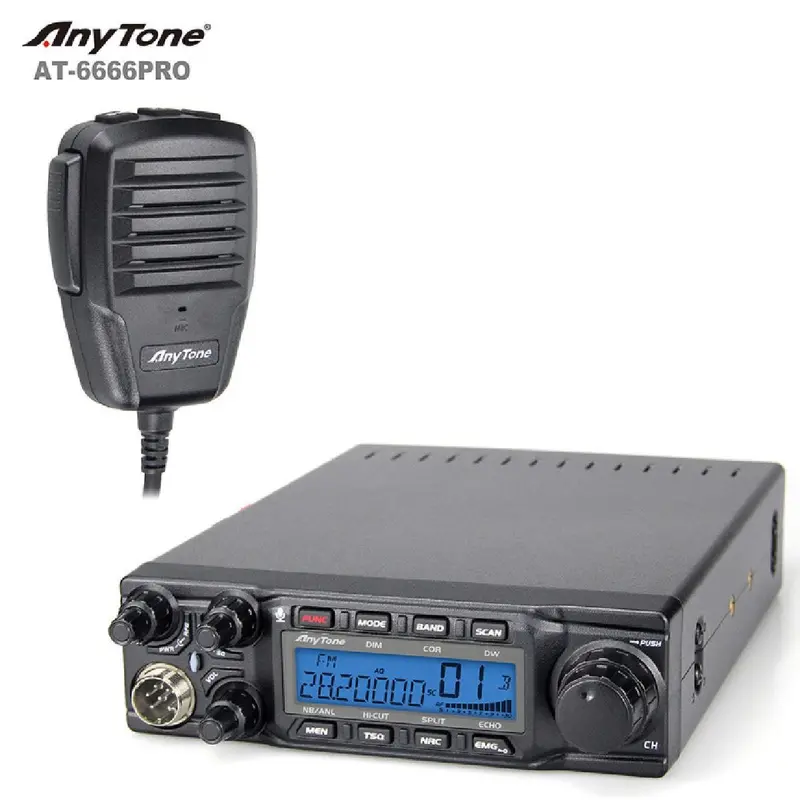 Anytone At-6666 Pro 10M Ham Radio – 80W Am/Fm/Ssb Output 1