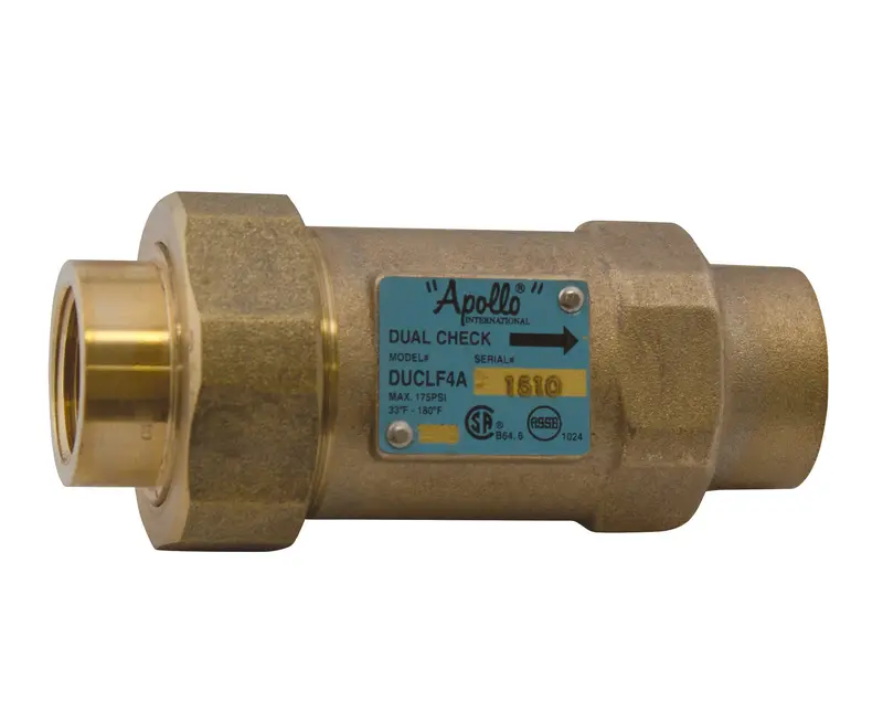 Apollo 4Alf-3A5-5A 1-Inch Dual-Check Backflow Preventer Assembly 1