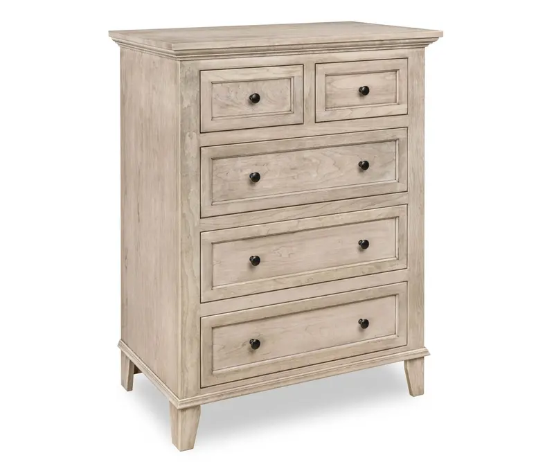 Arlington Amish 5-Drawer Short Chest – Solid Wood Chest With Timeless Design 1