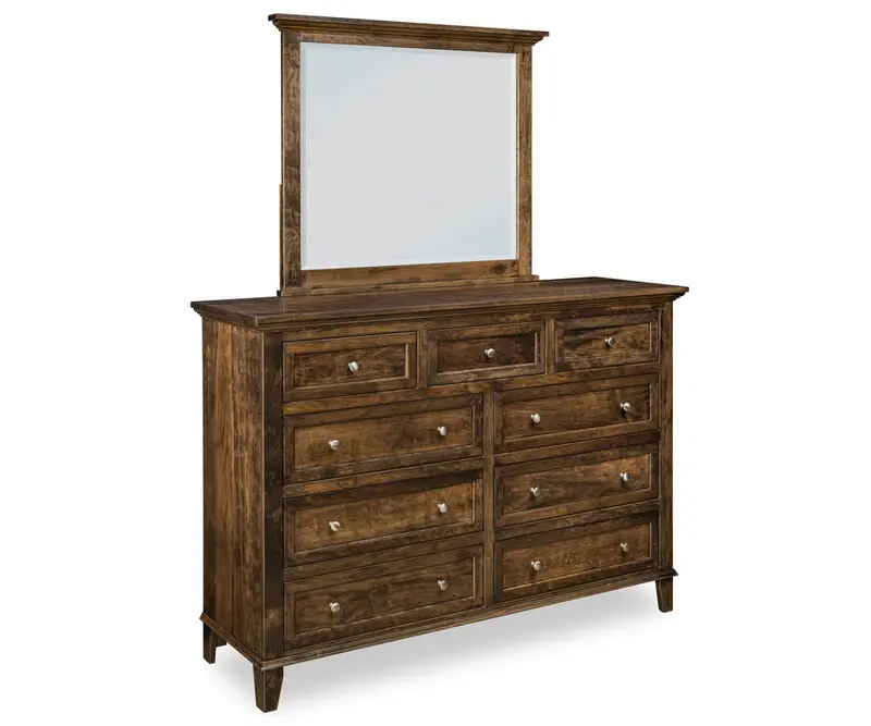 Arlington Amish 9-Drawer Dresser – Spacious Handcrafted Wood Dresser 1