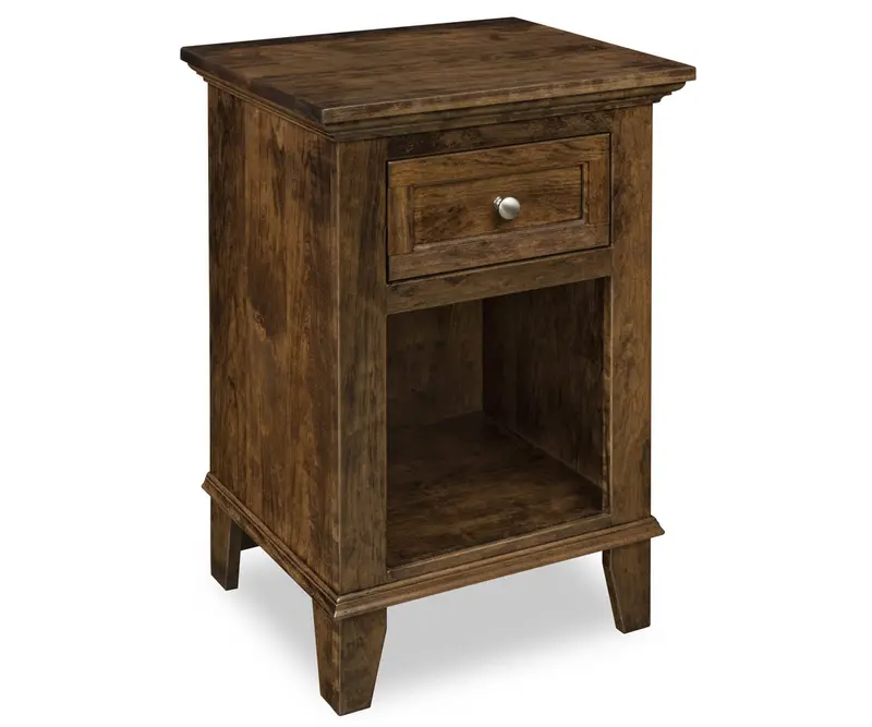Arlington Amish Nightstand — Sleek Single-Drawer Design 1