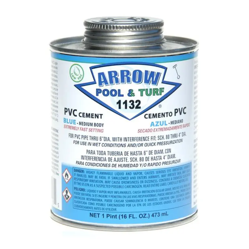 Arrow Pool & Turf Blue Pvc Adhesive – Pint Size 1