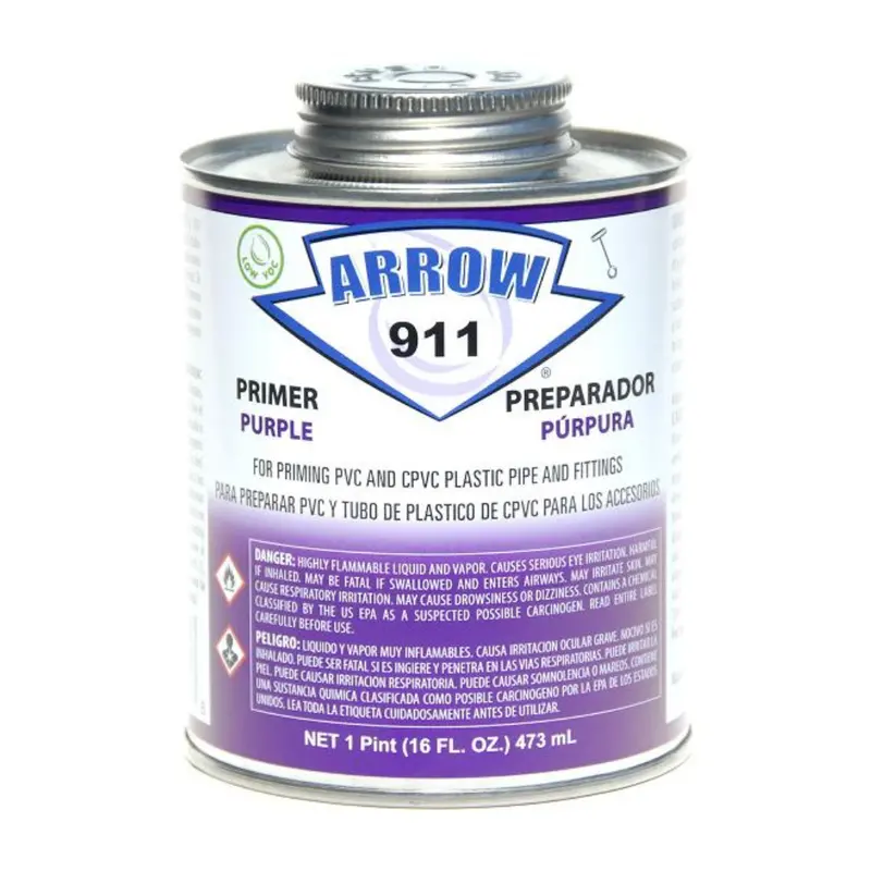 Arrow Purple Pvc Primer – Pint Container 1
