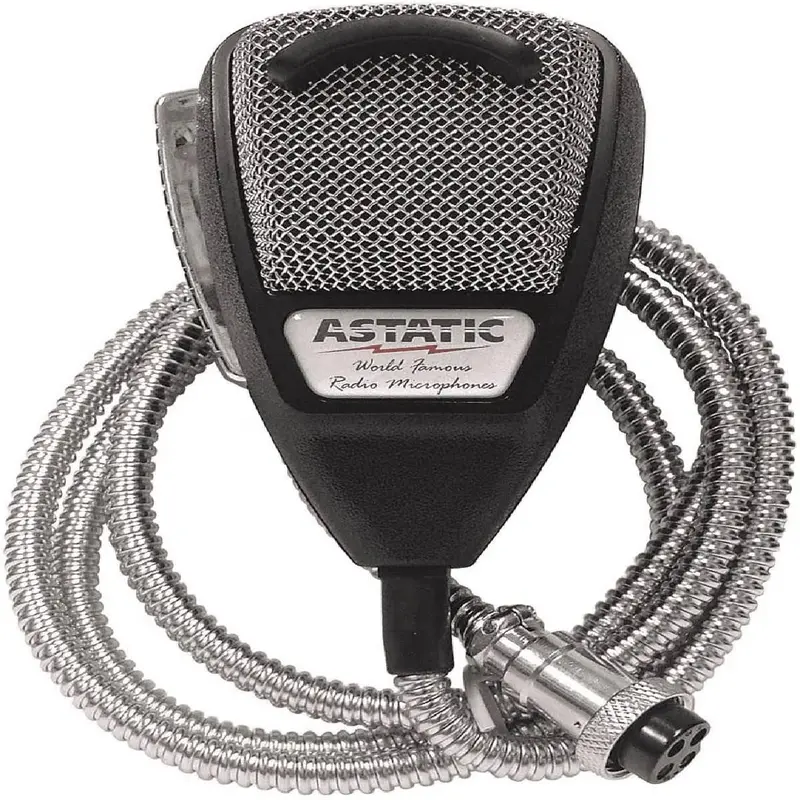 Astatic 636Lse Silver Edition Noise-Cancelling Mic With Premium Metallic Finish 1