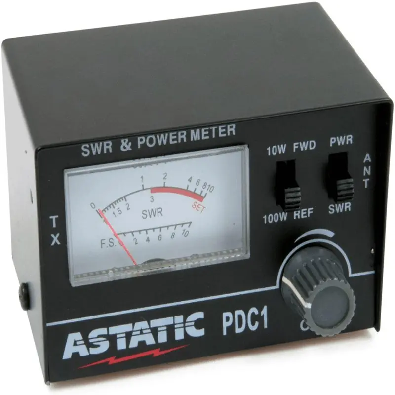 Astatic Pdc1 Dual-Scale Swr And Power Meter For Cb Radios 1