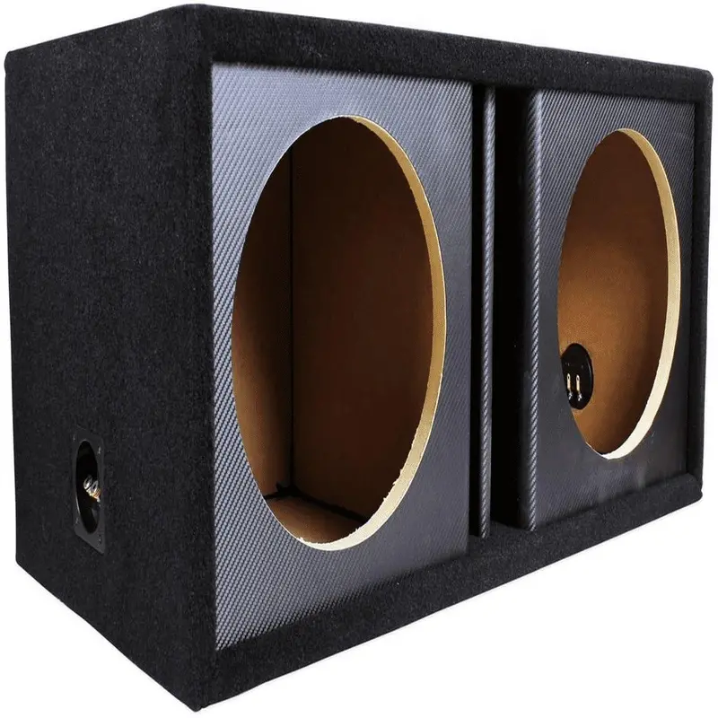 Atrend 12-Inch Dual-Vented Enclosure With Isolated Chambers & Gloss Black Front Panel 1