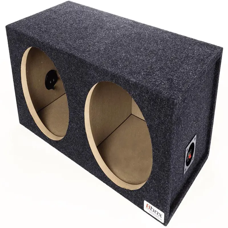 Atrend E12D Dual 12-Inch Sealed Subwoofer Enclosure 1