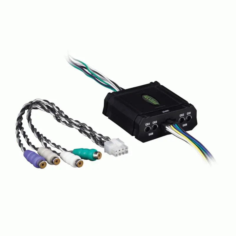 Axxess Ax-Adct4 4-Channel High/Low Line Converter With Music-Sensing Remote Turn-On 1