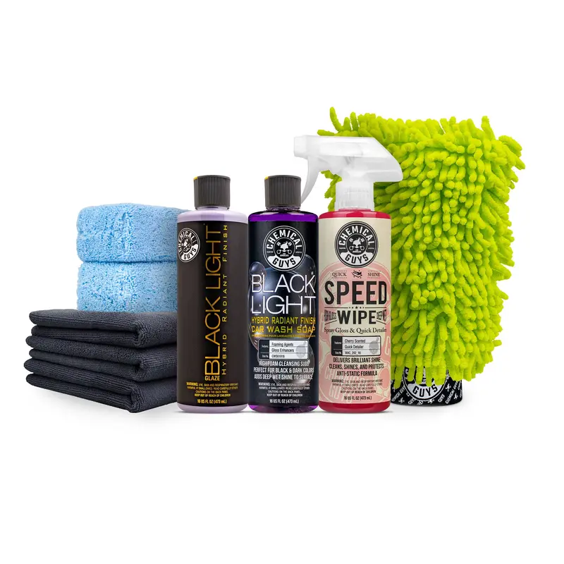 Black Car Wash Glaze & Premium Detailing Kit 1