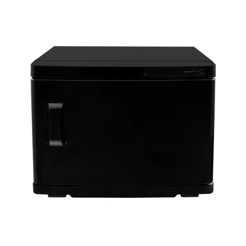 Black Compact Hot Towel Warmer For Professional Treatment Rooms 1