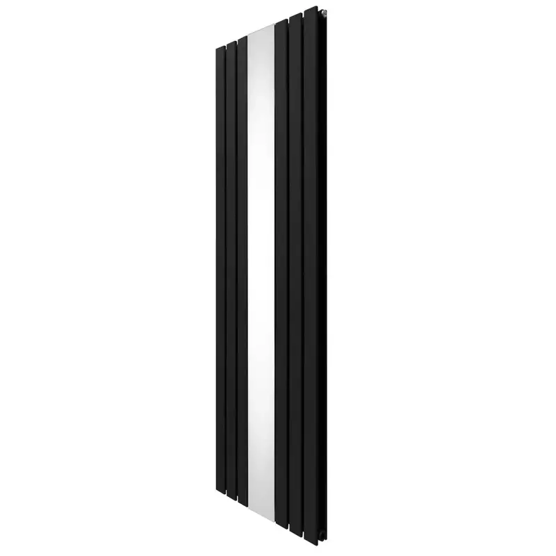 Black Flat Mirror Radiator – 1800Mm × 565Mm (Valves Sold Separately) 1