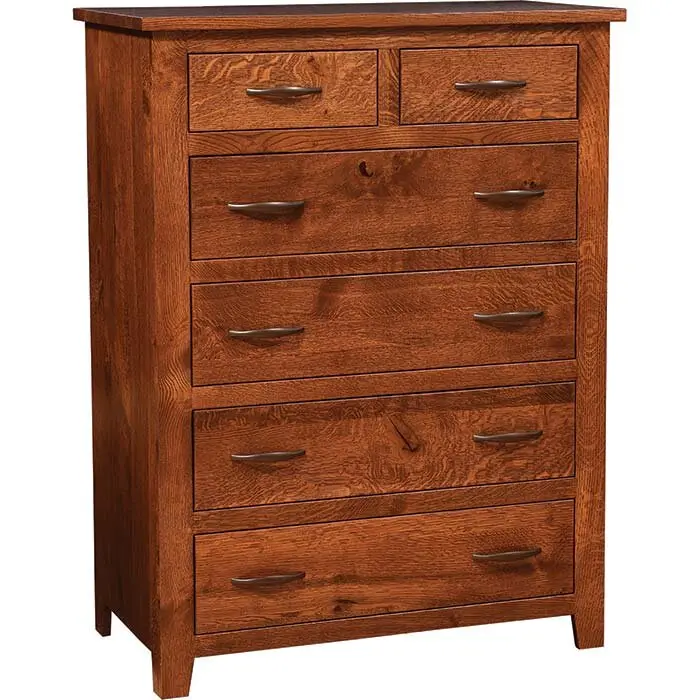 Bloomfield Amish 6-Drawer Chest Of Drawers 1