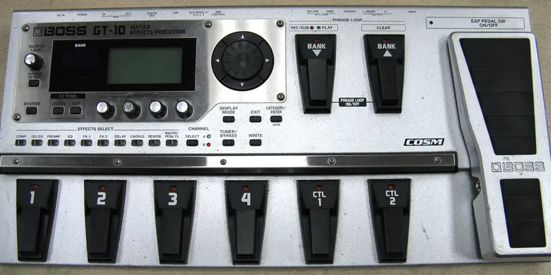 Boss Gt-10 Advanced Guitar Effects And Amp Modeling Processor 1