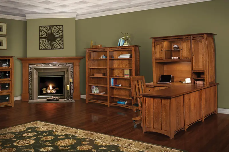 Boulder Creek Amish Executive Office Furniture 1