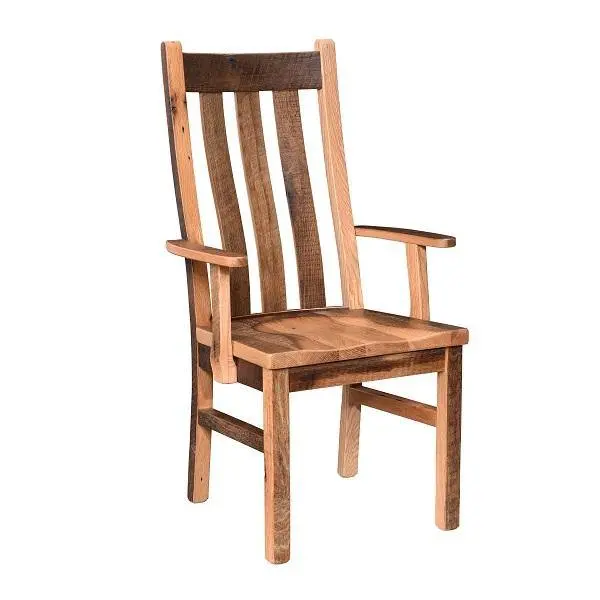 Branson Reclaimed Wood Accent Arm Chair 1