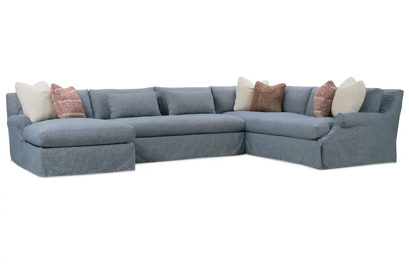 Bristol Modern Slipcover Sectional 1