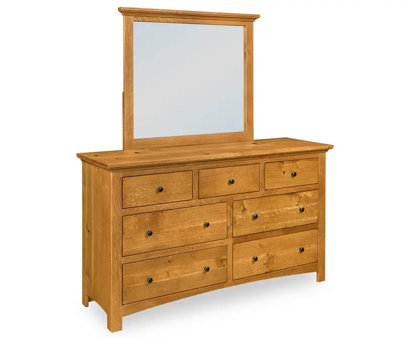 Canton Amish Low Dresser – Compact Solid Wood Dresser For Modern Bedrooms 1