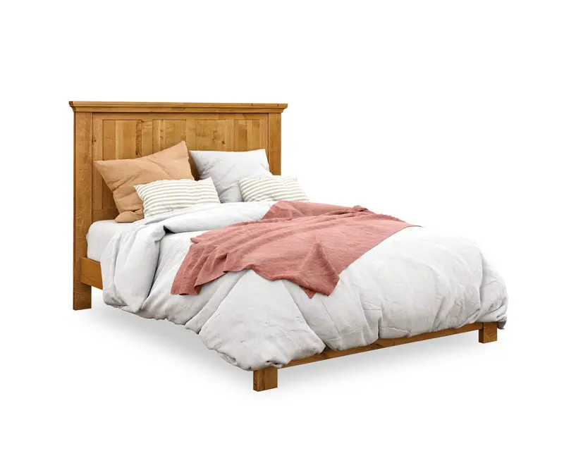 Canton Amish Panel Bed – Handcrafted Wooden Bed Frame In Classic Style 1