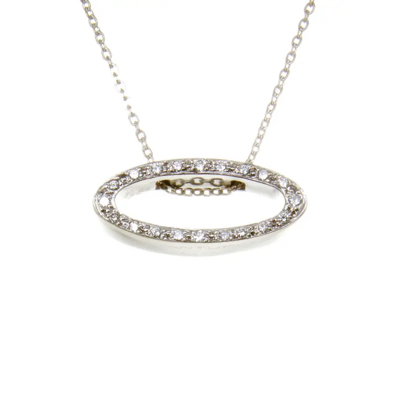 Canturi 18K Gold Alphabet "O" Personalized Necklace 1