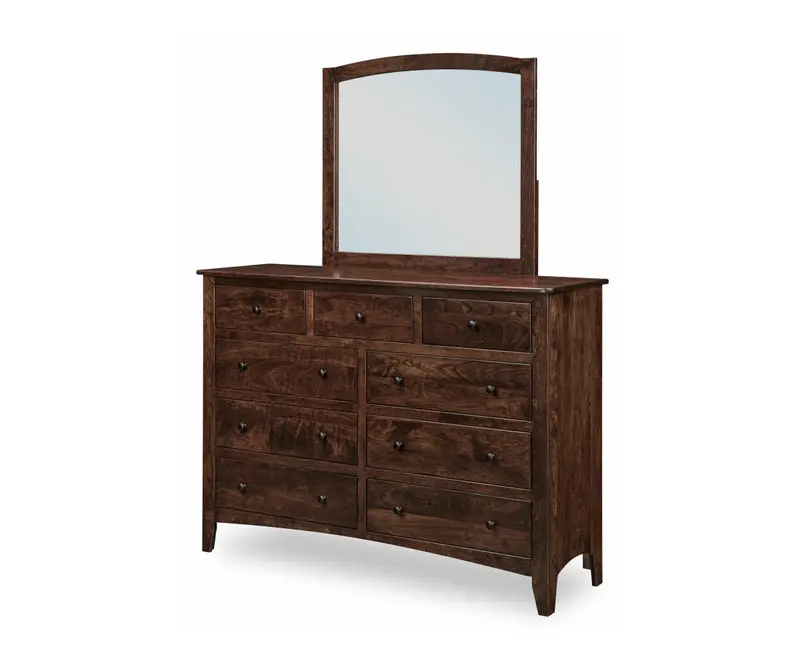 Carlston Amish Tall Dresser – Solid Wood Vertical Storage Solution 1