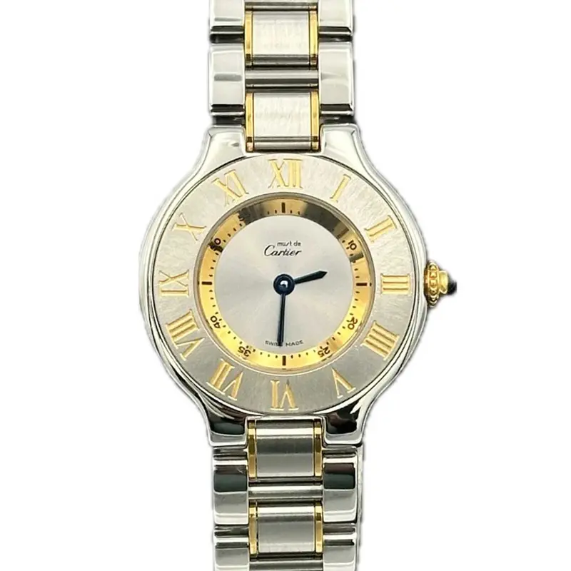 Cartier Must De Cartier Automatic Wristwatch – 21Mm Stainless Steel 1