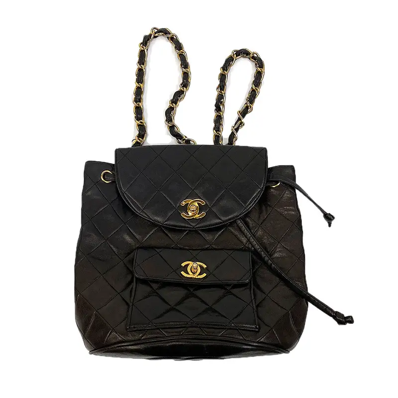 Chanel Cc Classic Small Quilted Backpack – Caviar Leather 1