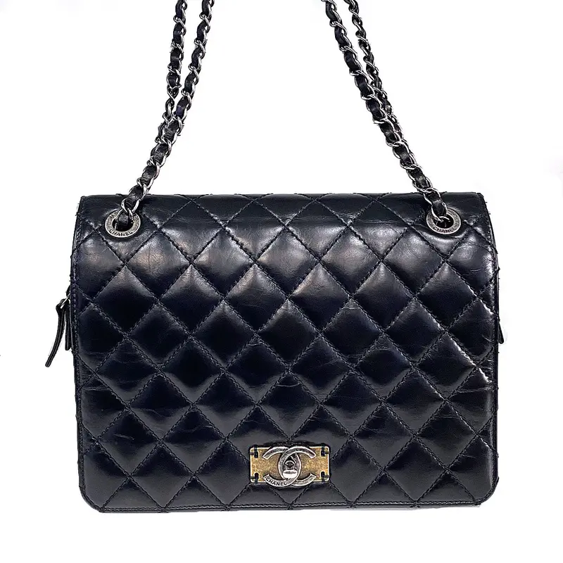 Chanel Quilted Calfskin Flap Shoulder Bag 1