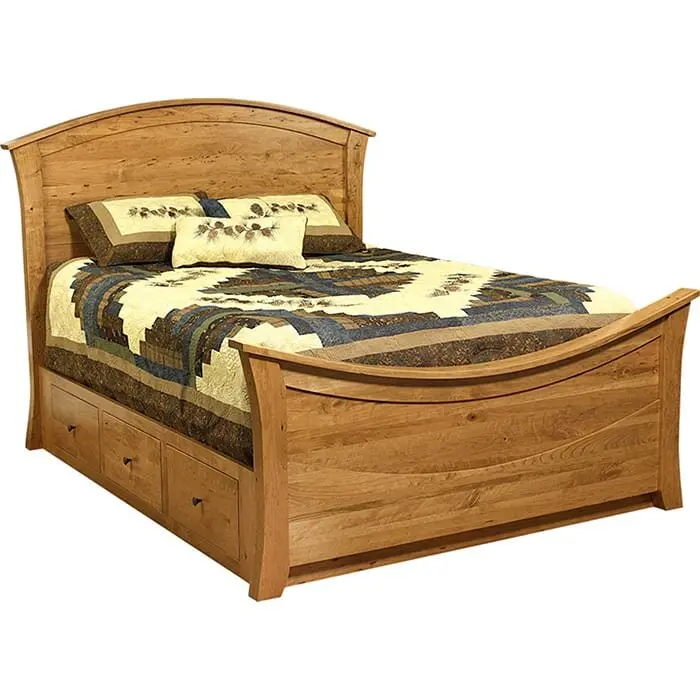 Chelsea Platform Bed – Handcrafted Amish Bedroom Furniture 1