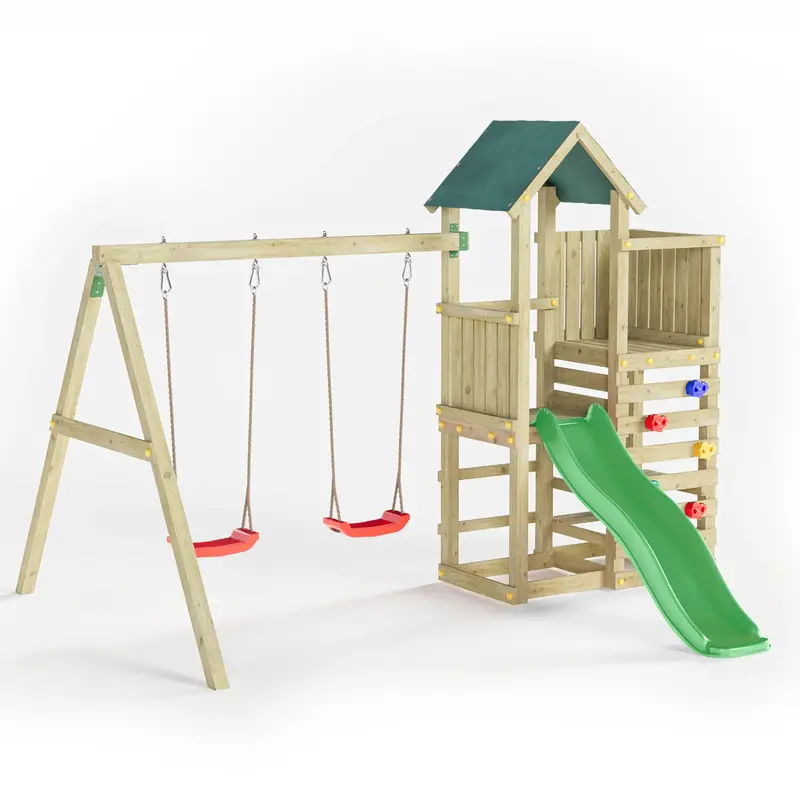 Chester Modular Kids Play Tower With Climbing Features 1