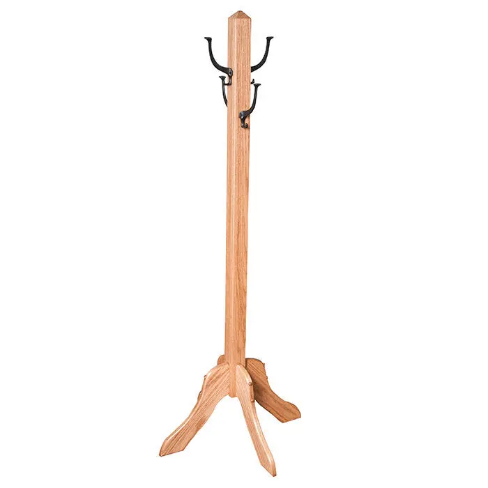 Child-Sized Amish Hall Tree With Hooks 1