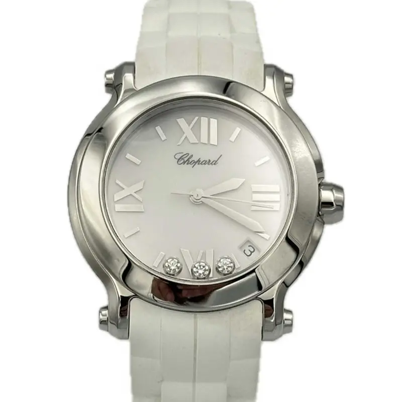 Chopard Happy Sport 3 Watch With Floating Diamonds 1
