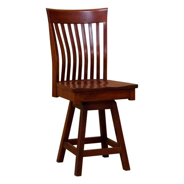 Christy 24-Inch Swivel Amish Barstool 1