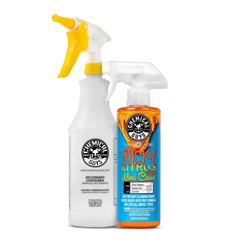 Citrus-Infused Sticky Wheel Cleaning Concentrate Set 1