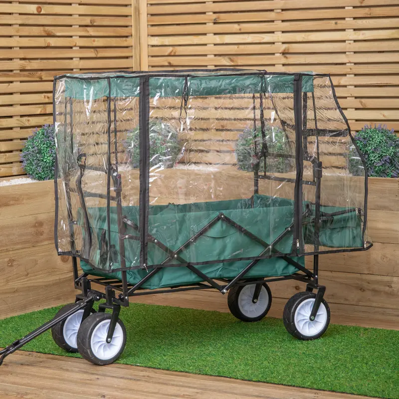 Clear Waterproof Cover For Festival Trolleys – 70Cm × 95Cm (Cover Only) 1