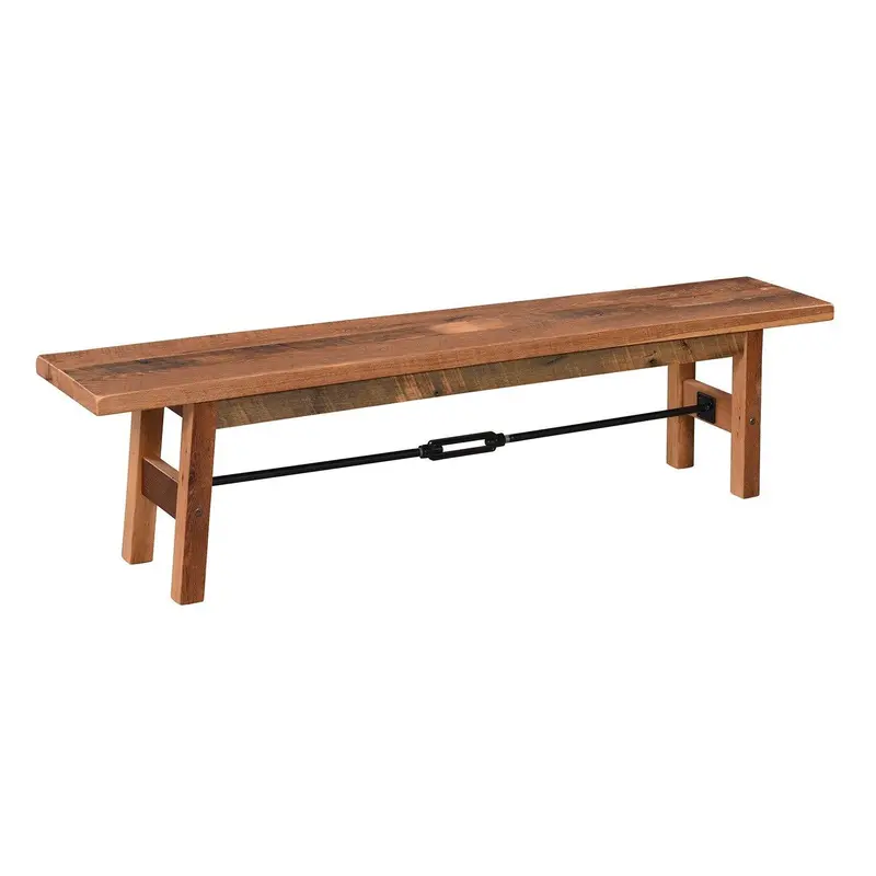 Cleveland Reclaimed Wood Bench — Hand-Finished Amish Craftsmanship 1