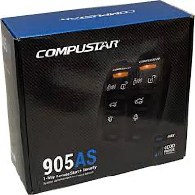 Compustar Cs905-As One-Way Car Alarm And Remote Start System 1