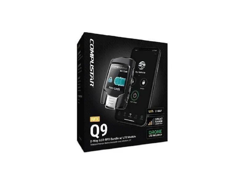 Compustar Rfx-2Wq9-Fm Two-Way Lcd Remote – 5-Button, 3000-Foot Range With Lte Drone Integration 1