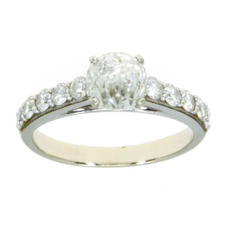 Crown Of Light Diamond Engagement Ring – 2.50Ct Brilliant-Cut Center Stone 1