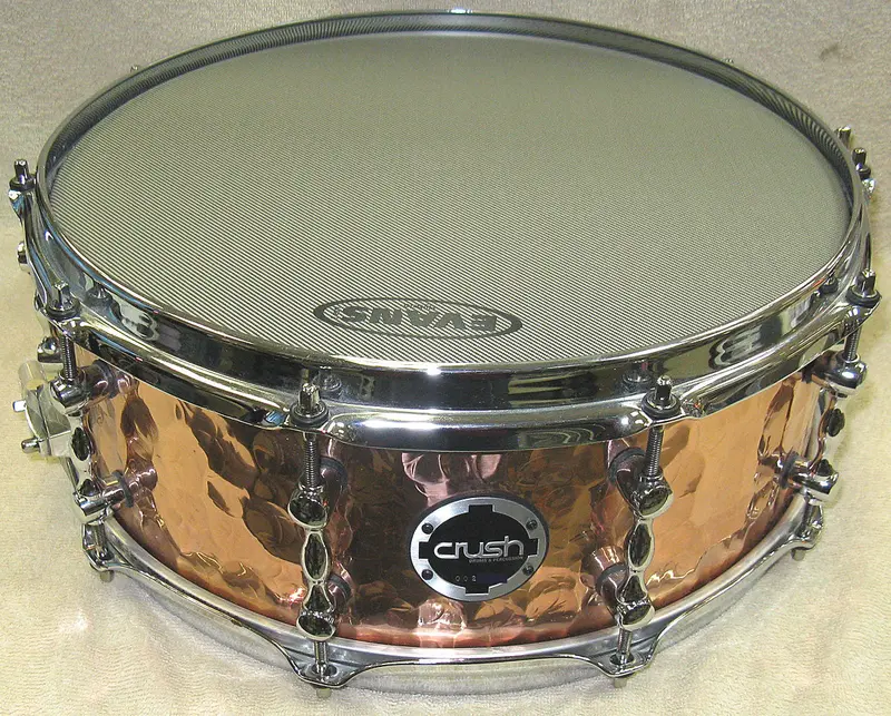Crush Hand-Hammered Copper Snare Drum (14" X 6") 1