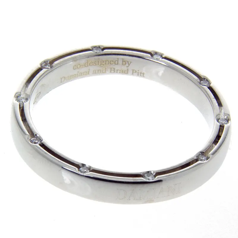Damiani D.Side Diamond Wedding Band In Precious Metal 1