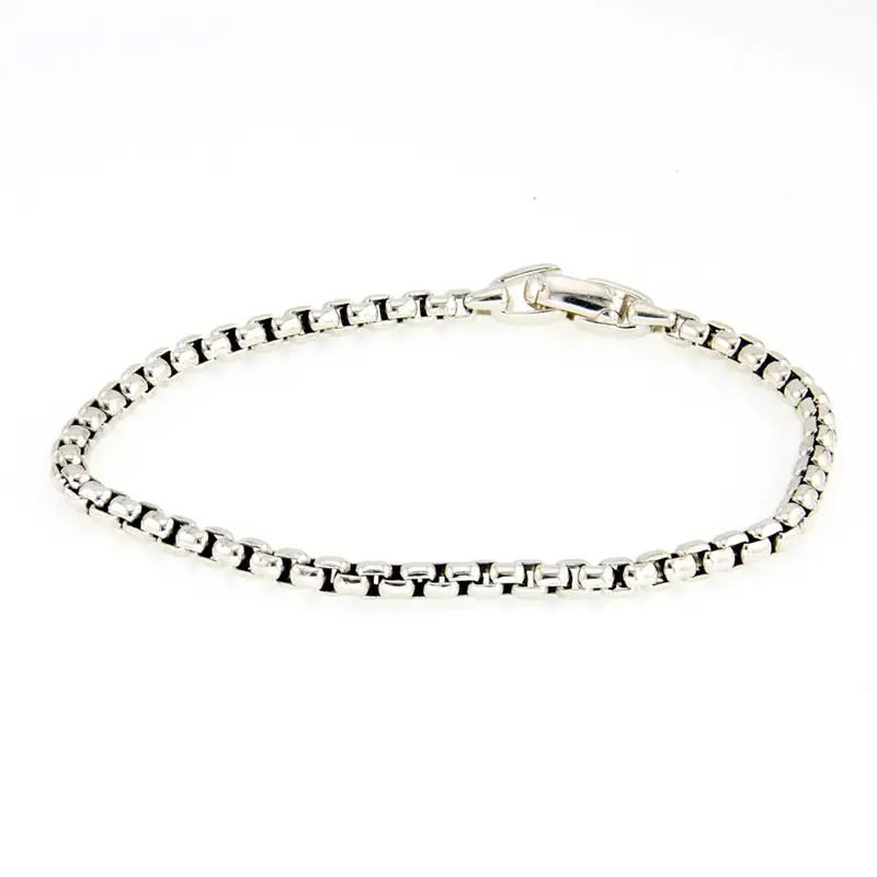 David Yurman Box Chain Bracelet In Sterling Silver Or Gold 1