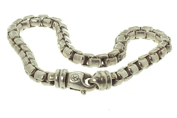 David Yurman Classic Box Chain Bracelet In Sterling Silver 1
