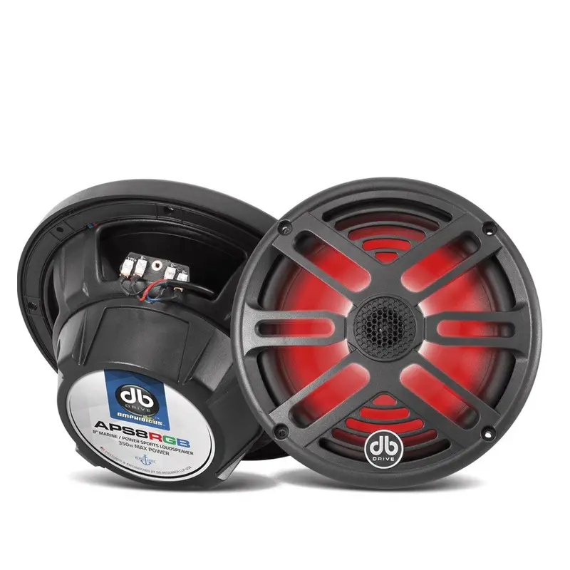 Db Drive Aps8Rgb 8-Inch 350W Rgb Led Marine Speaker – Bright Lighting And Robust Marine Sound 1