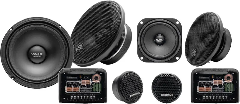 Db Drive Wdxp65C3 6.5-Inch 500W Pro Reference Three-Way Component Speaker Set 1
