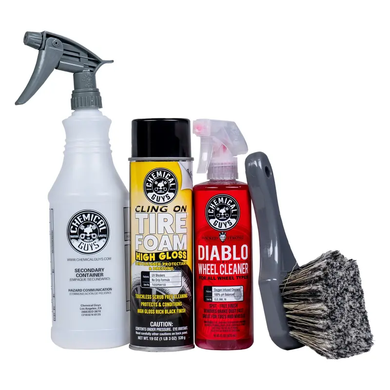 Diablo Wheel & Tire Foaming Shine Cleaning Kit 1