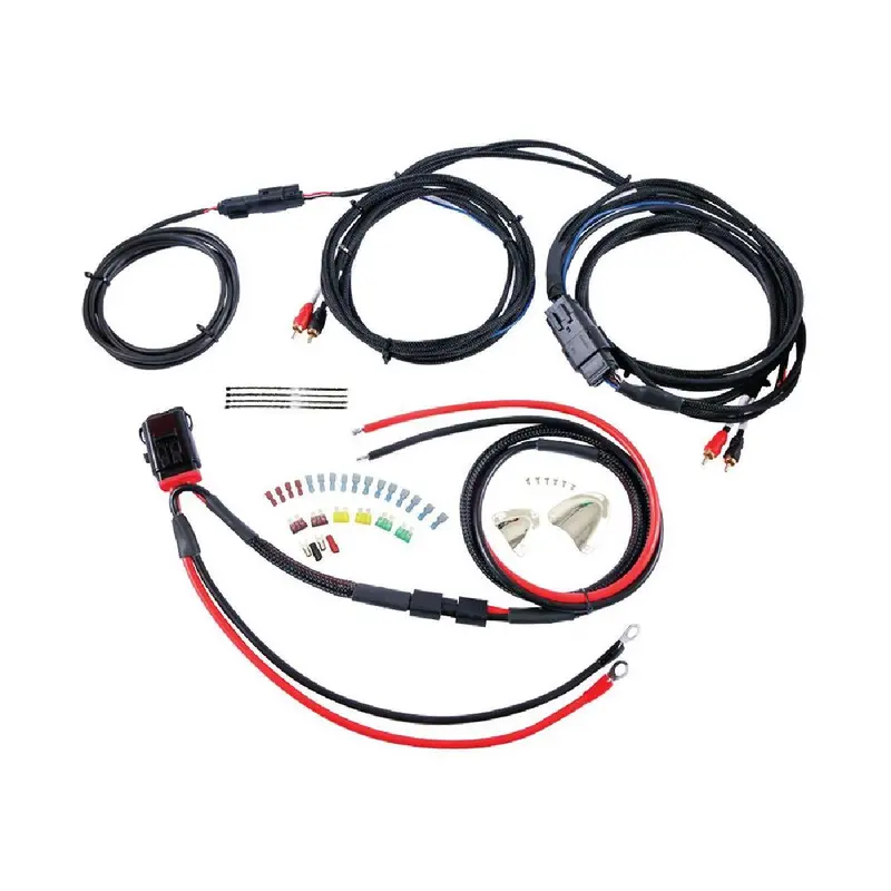 Diamond Audio Motor-Sport Harley-Davidson 2-Channel Audio Wiring Kit – For Baggers (1998–2019) (Mshr2) 1