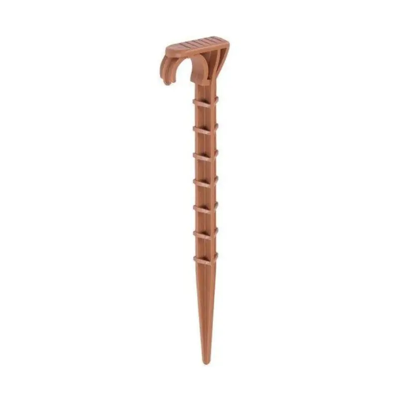 Dig 1/2-Inch Heavy-Duty Brown Tubing Stake For Secure Line Anchoring - Model 16-062 1