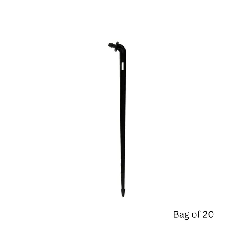 Dig 6-Inch Poly Tubing Stake With Barb – Pack Of 20 (1/8" Id) 1